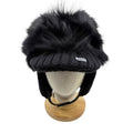PRADA Fur Trapper Hat Ear Flap Winter Cap Authentic Black Unisex Size XL