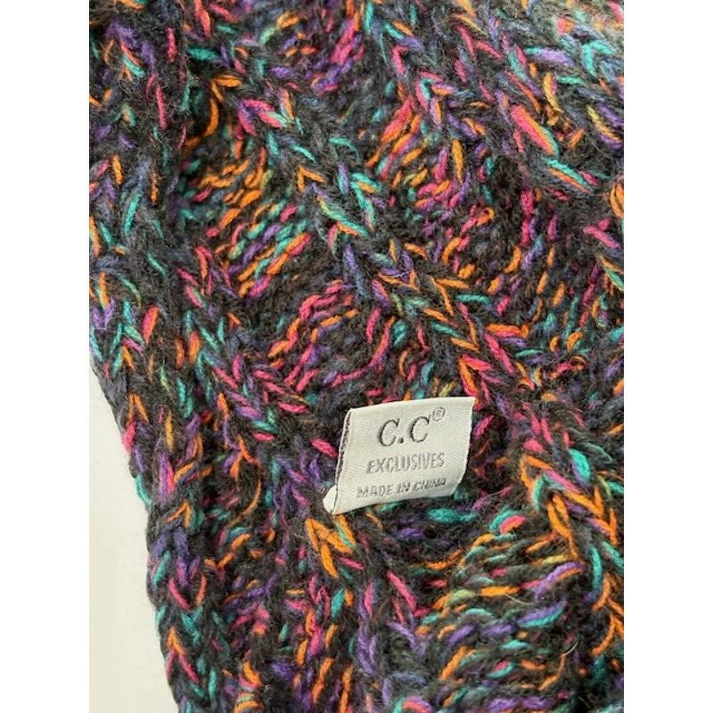 C.C Exclusives Knit Infinity Scarf Chunky Winter Loop Cozy Multicolor One Size