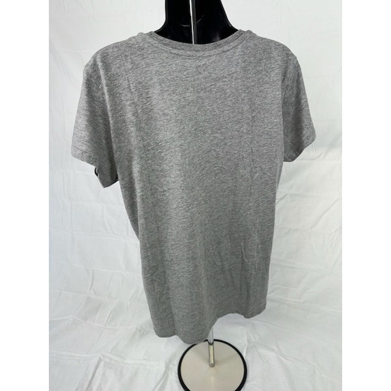 47 Brand Texas Rangers T-Shirt Cooperstown Collection Wahconah V-Neck Gray Womens Size L