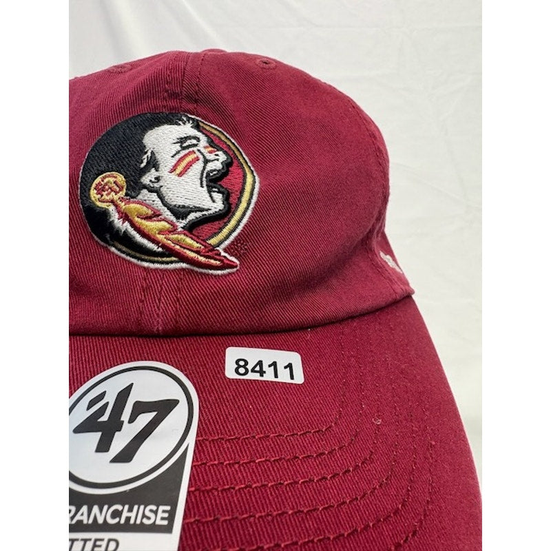 47 Brand Florida State Seminoles Fitted Hat Franchise FSU Garnet Unisex Size L