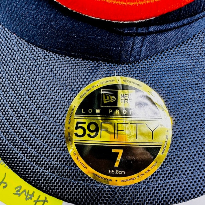 New Era NFL Chicago Bears 59Fifty Baseball Cap Fitted Navy Blue Mens Size 7