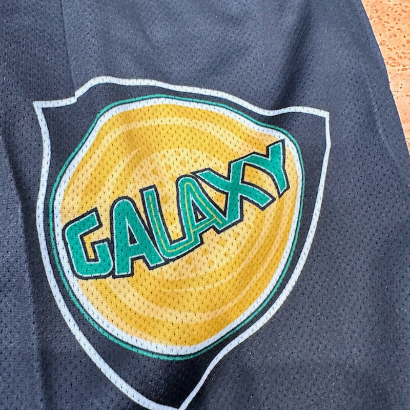 Mitchell & Ness MLS Since 96 2.0 Sublimated Mesh Shorts LA Galaxy Green Black M