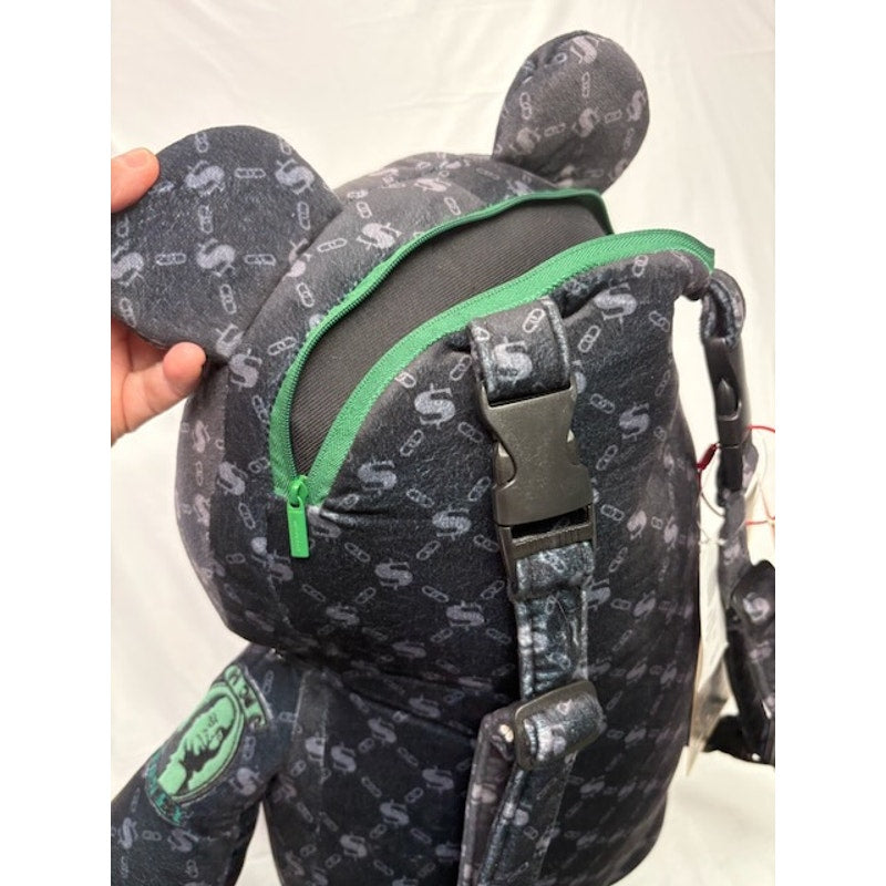 Sprayground Money Bear Backpack Limited Edition Dollar Bear w/ Chain & Cash