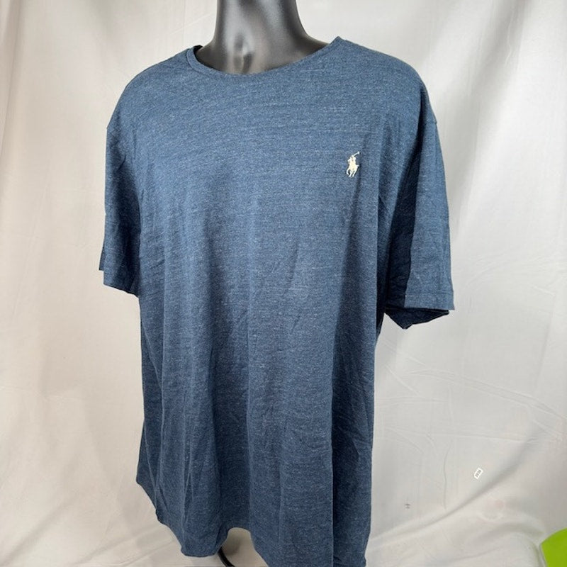 Polo Ralph Lauren Classic Fit Crew Neck T-Shirt Short Sleeve Blue Mens Size XXL
