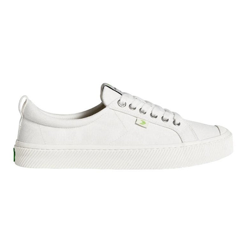 Cariuma Oca Low Top Skate Sneaker Casual Shoes Lace Up Canvas White W7.5/M6