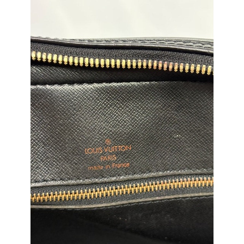 Louis Vuitton LV Epi Leather Briefcase Business Bag Attache Laptop Case Black