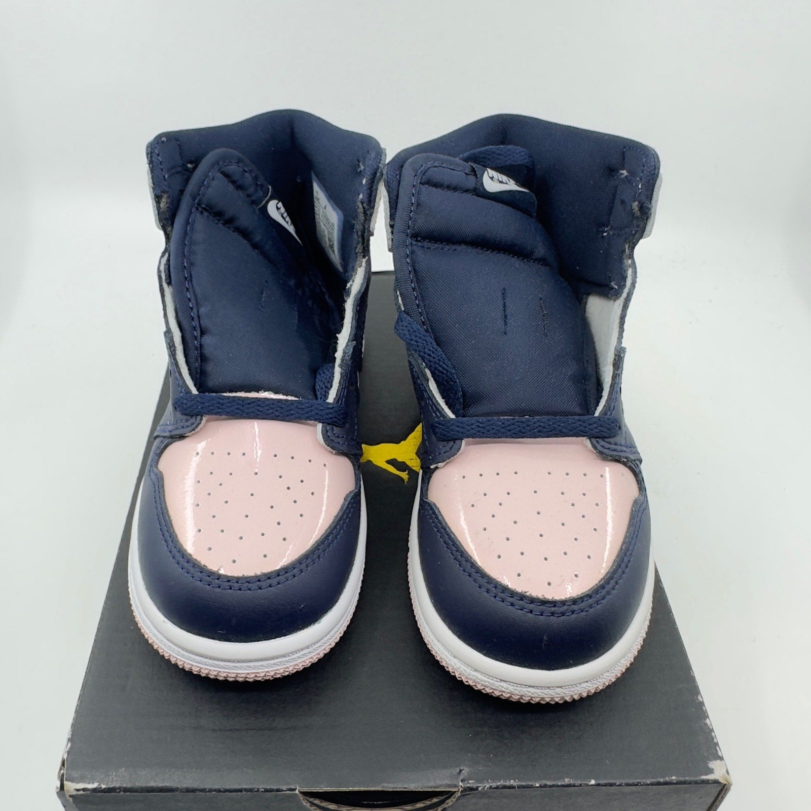 Nike Jordan 1 Retro High Og (TD) Mid Sneakers Atmosphere Obsidian White 10C
