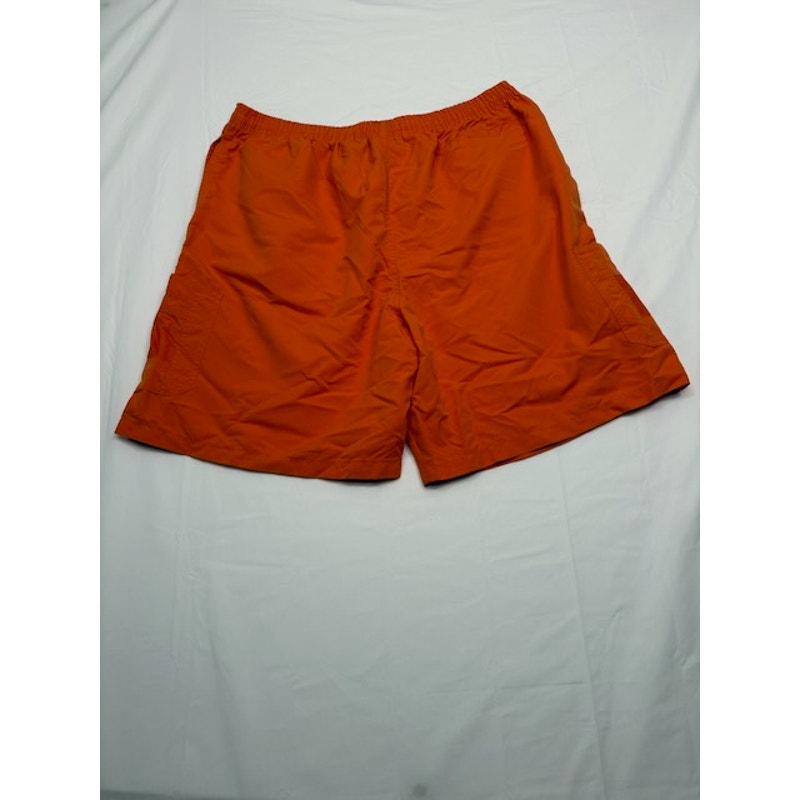 Avia Elastic Waist Athletic Cargo Shorts Pull-On Orange Womens Size XL