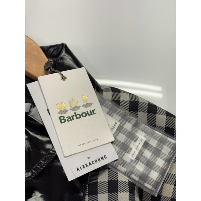 Barbour by ALEXACHUNG Ivy Casual Jacket Northumbria Check Black/White Size 2