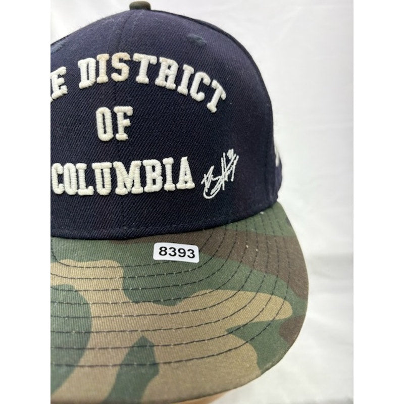 New Era Washington Nationals 59FIFTY DC Camo Brim Fitted Hat Black Size 7 1/2