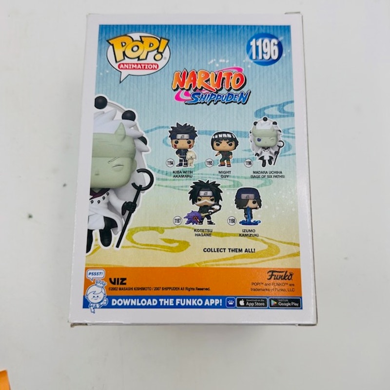 Funko Pop Naruto Shippuden Madara Uchiha (Six Paths) (Glow) Vinyl #1196