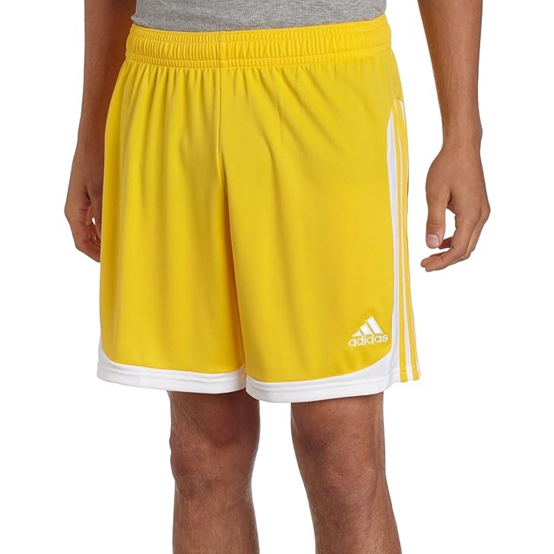 adidas Toque Shorts Elastic Waist Pull-On Sunshine/White Mens Size XL