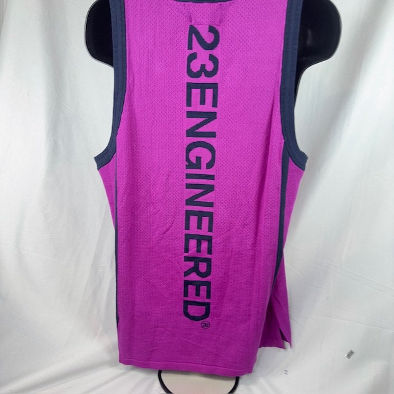 Nike Air Jordan 23 Engineered Basketball Jersey Standard Fit Purple Mens Size L