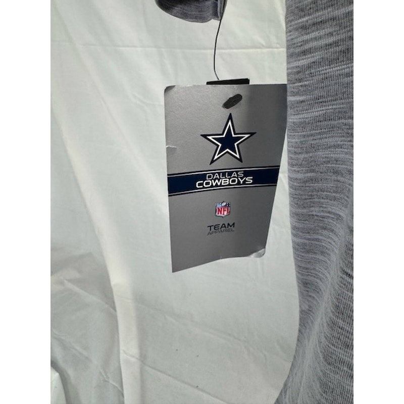 Nike Dallas Cowboys Sideline Cotton Slub Performance T-Shirt Gray Mens S