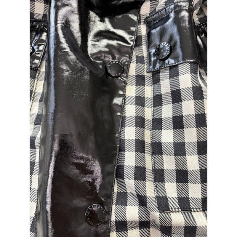 Barbour by ALEXACHUNG Ivy Casual Jacket Northumbria Check Black/White Size 2