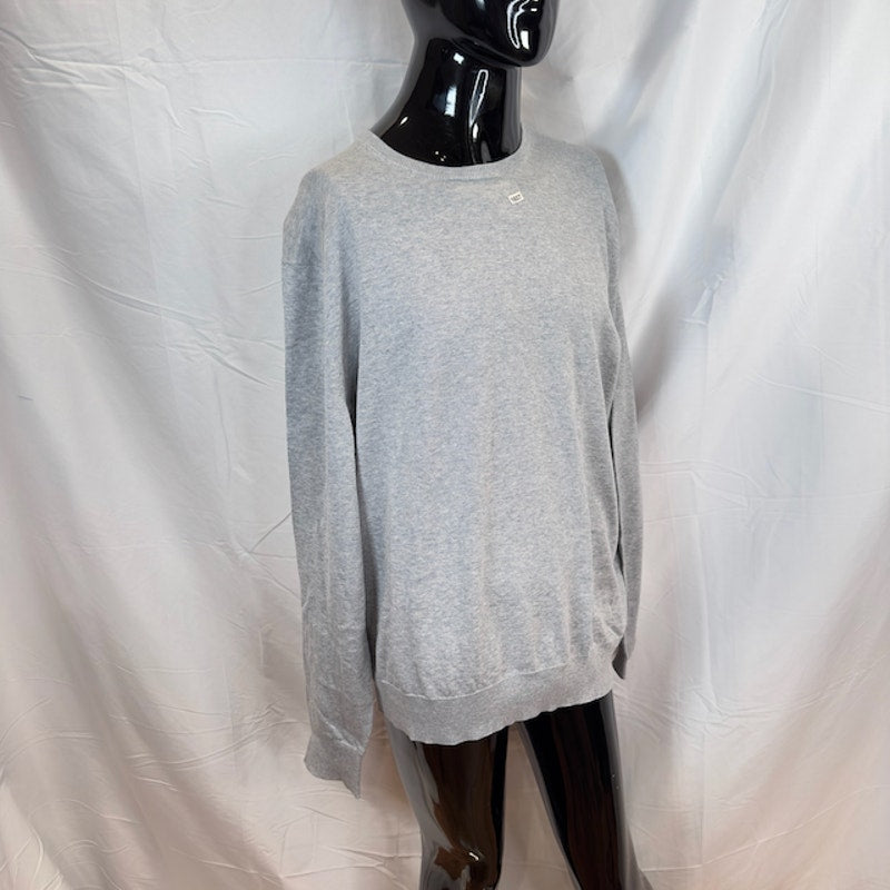 Calvin Klein Supima Cotton Crewneck Sweater Regular Fit Heater Gray Mens 2XL