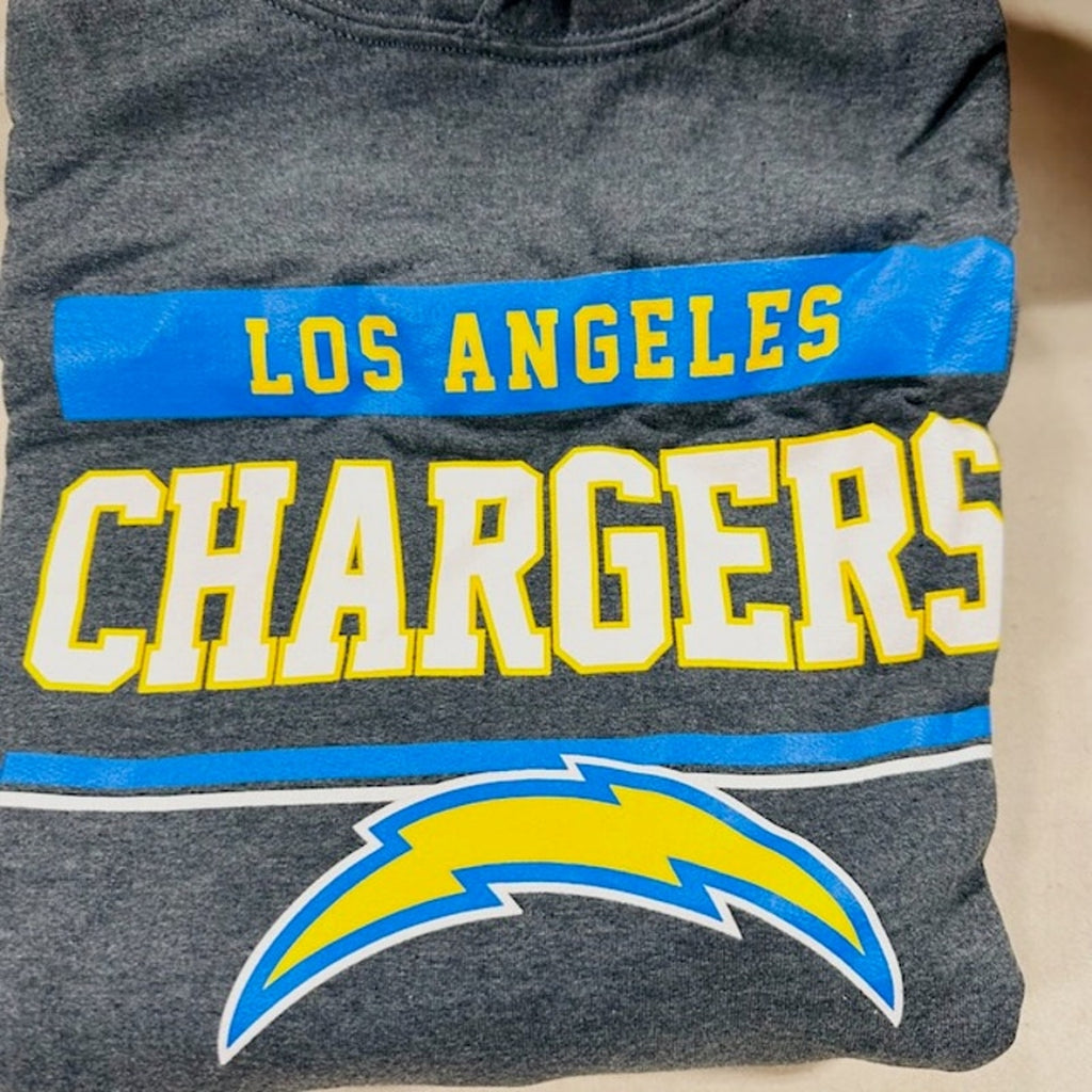 Campus Colors Los Angeles Chargers Hoodie Sweatshirt Gray Size Mens XL