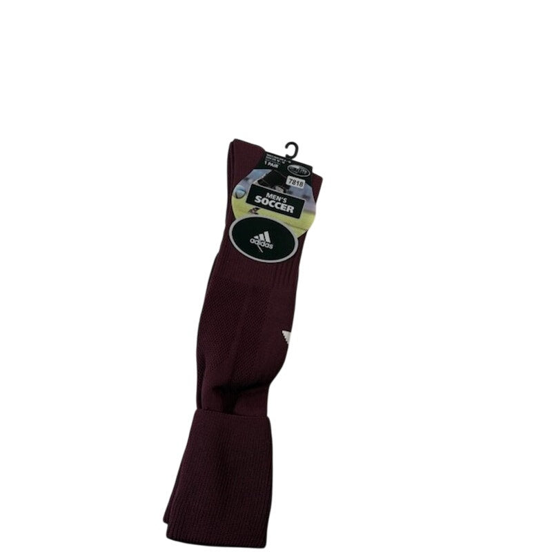 Adidas Copa Zone Cushion OTC Soccer Socks 1 Pair Maroon/White Mens Size 6-12
