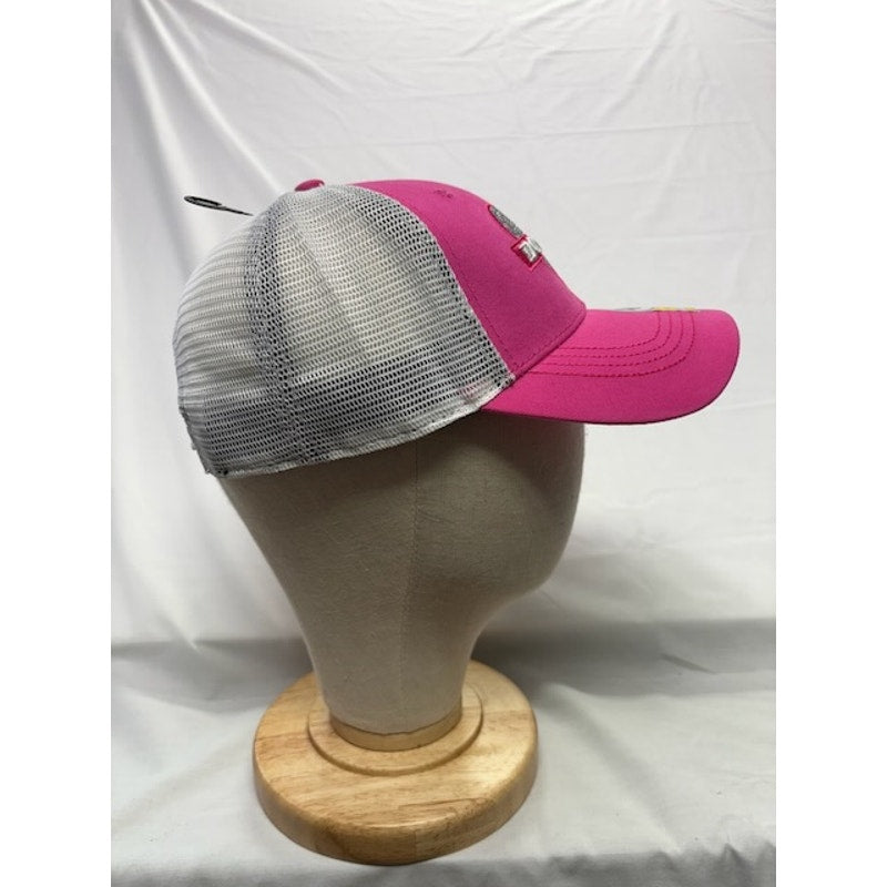 47 Brand Los Angeles Dodgers Trucker Hat Glitter Heart Pink Gray Youth