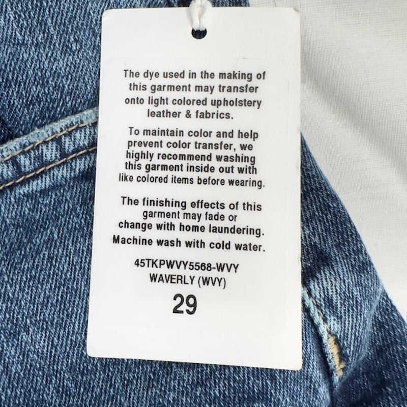 Joe's Jeans The Smith High Rise Straight Ankle Medium Wash Blue Womens 29