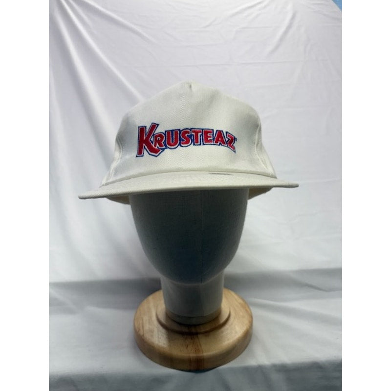 Krusteaz Snapback Hat Embroidered Logo Cap USA White Mens Unisex One Size