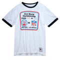 Mitchell Ness Superbowl Logo NFL First Championship Ringer Tee White Mens XL