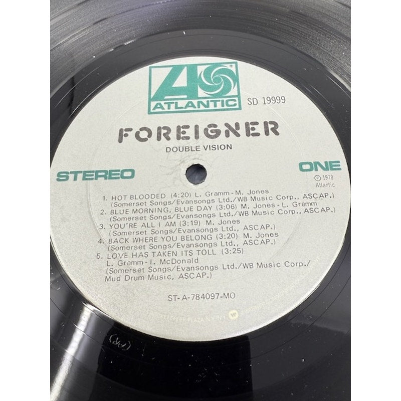 Foreigner – Double Vision 1978 Vinyl Album Record