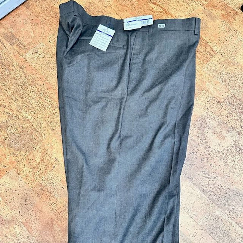 Ralph Lauren Comfort Flex Slim Fit Pants Flat Front Light Brown Mens 42WX30L