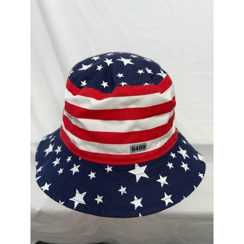 Nike Reversible Bucket Hat USA Flag Red White Blue Adult Unisex Size S/M