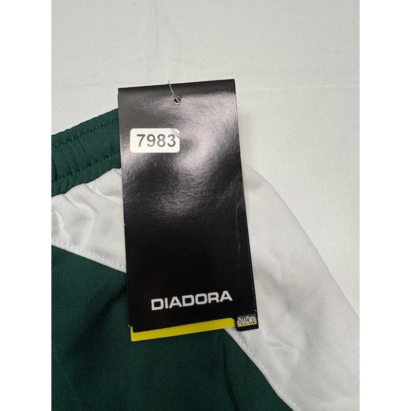 Diadora Diadry Vitale Shorts Elastic Waist Pull-On Green/White Womens Sz XL