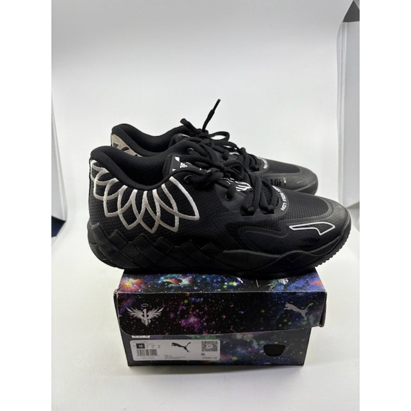 Puma MB.01 LaMelo Ball M.E.L.O. Basketball Shoes Black White Mens Size 10
