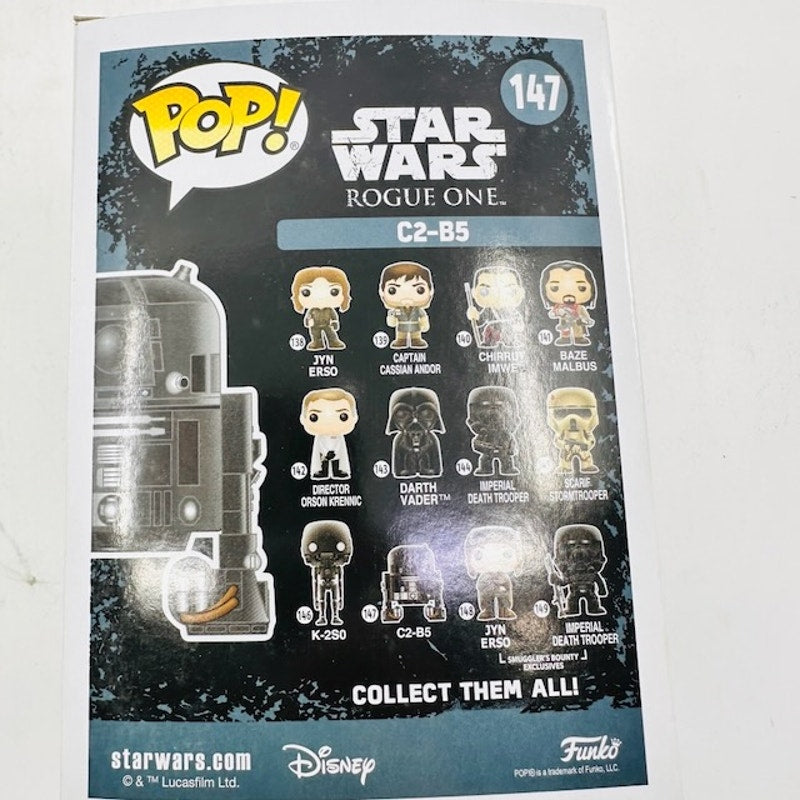 Funko POP Star Wars Rogue One C2-B5 Vinyl Bobble Head #147