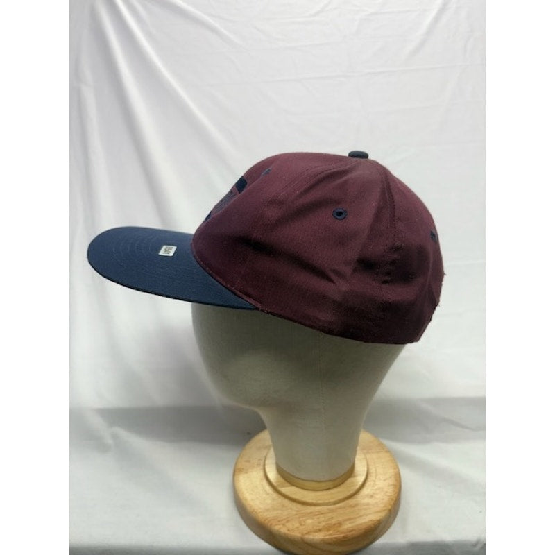 Sportsman NAPA Auto Parts Snapback Hat Cotton Cap Burgundy Navy Adult OSFA