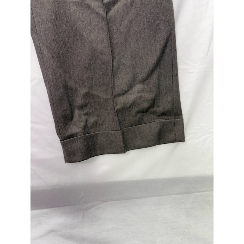 Ralph by Ralph Lauren UltraFlex Dress Pants Pleated Front Brown Mens 36x30