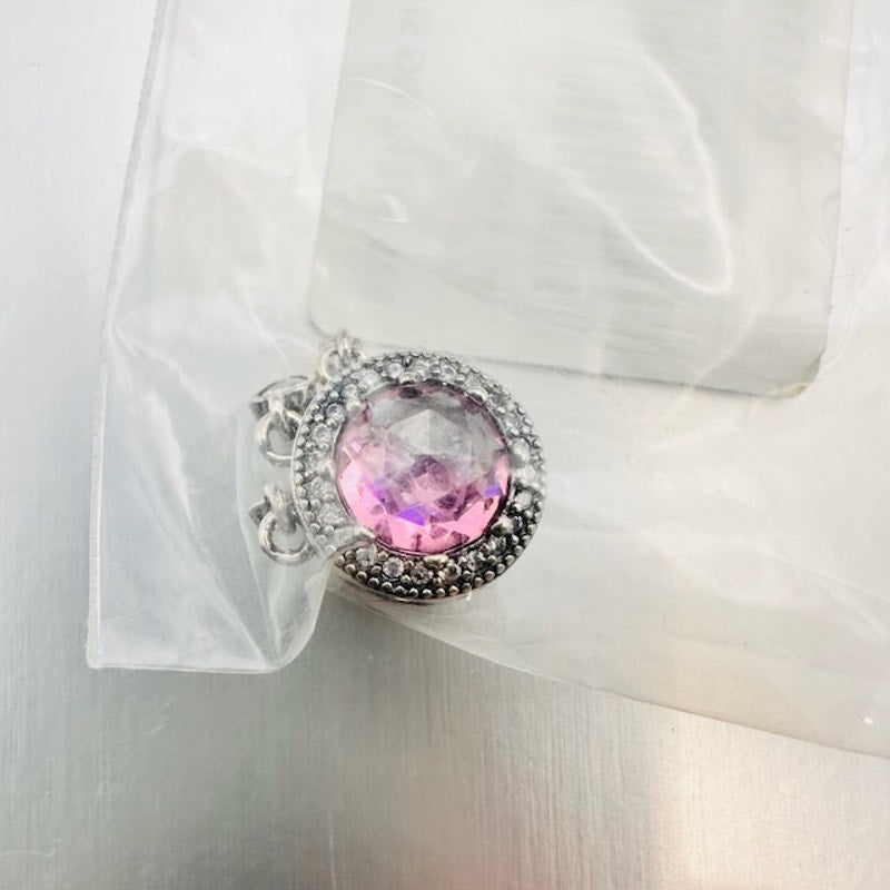 Tourmaline Birthstone Dangle Charm Pendant Sterling Silver