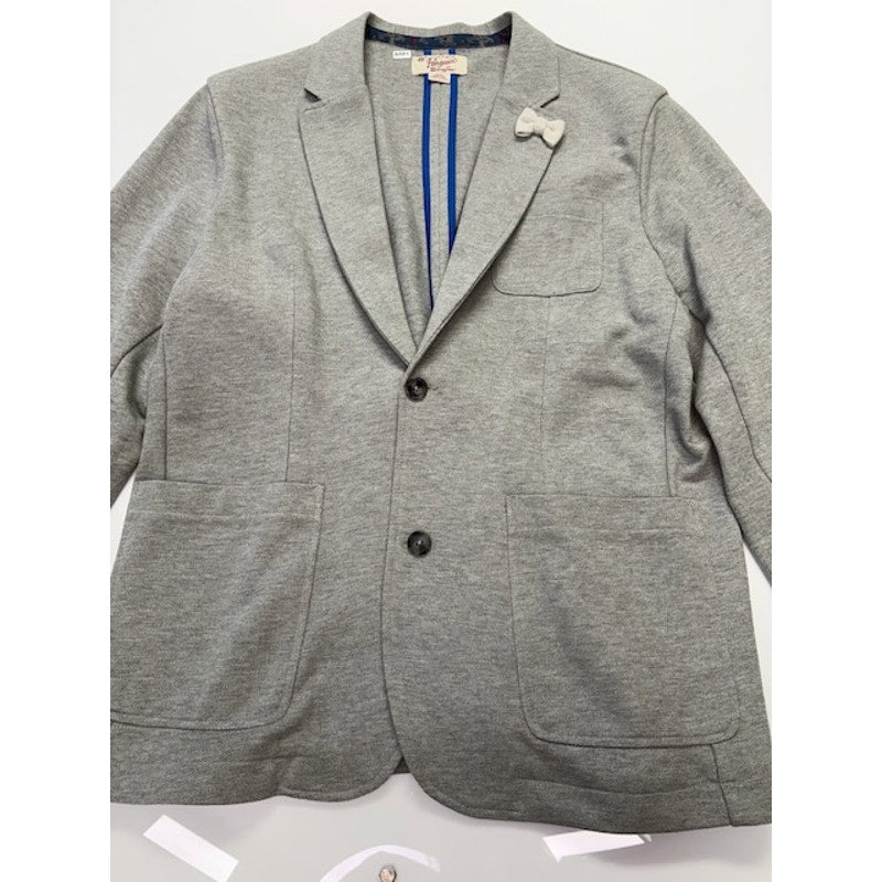Penguin Sport Jacket Two Button Front Elbow Patch Wool Blend Gray Mens Size XXL