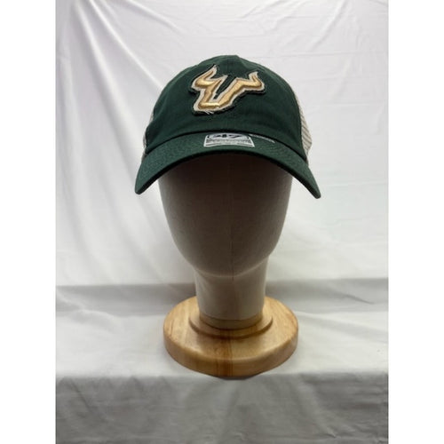 47 Brand South Florida Bulls Closer Stretch Hat NCAA USF Green Unisex S/M
