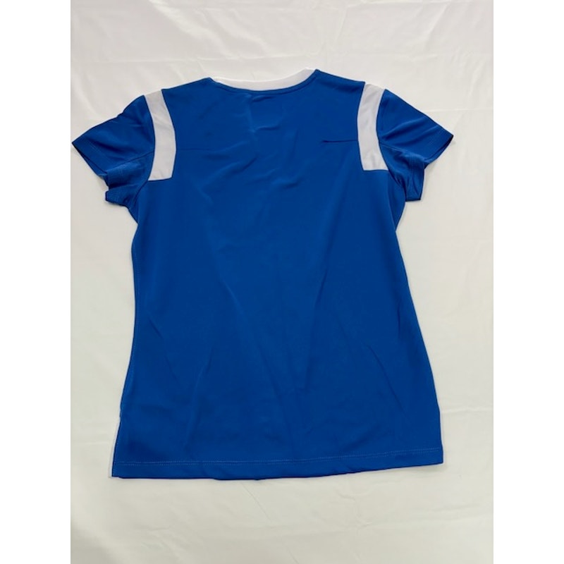 Umbro Athletic Jersey Short Sleeve Shirt Royal Blue/White Womens Size YXL
