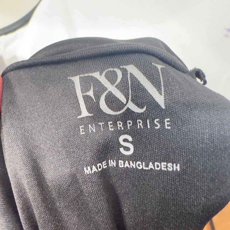 F&N Enterprise Athletic Shirt Long Sleeve Crew Neck Quick Dry Gray Mens Size S
