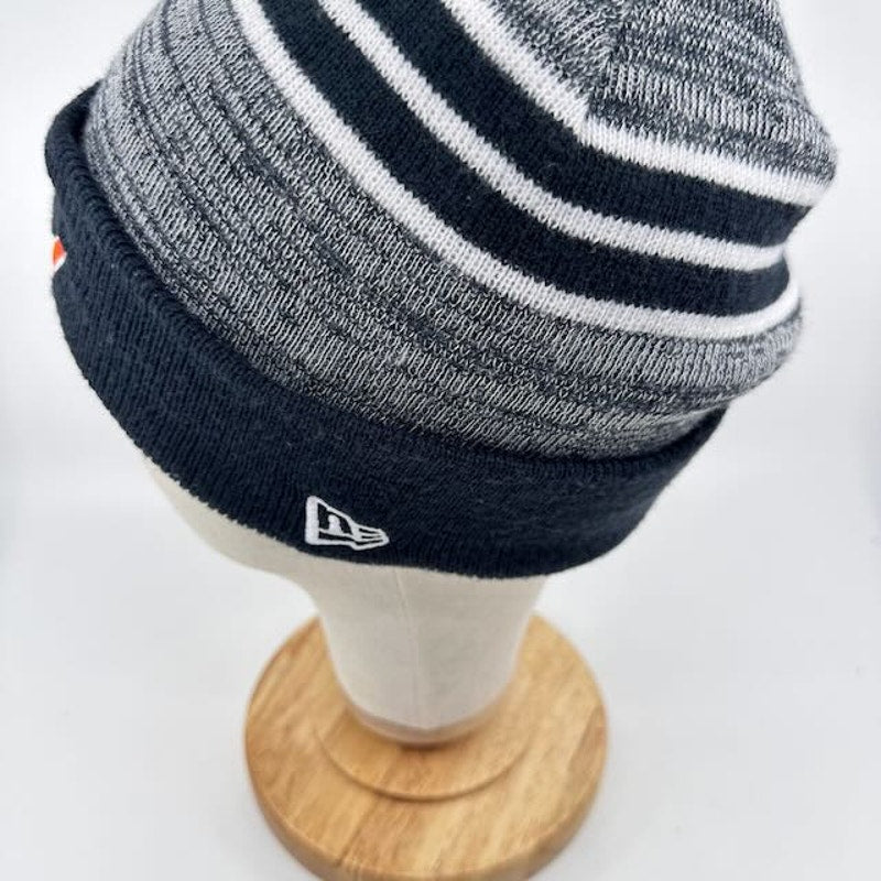 New Era NFL Chicago Bears Primary Logo Cuffed Knit Beanie Hat Gray Unisex OS