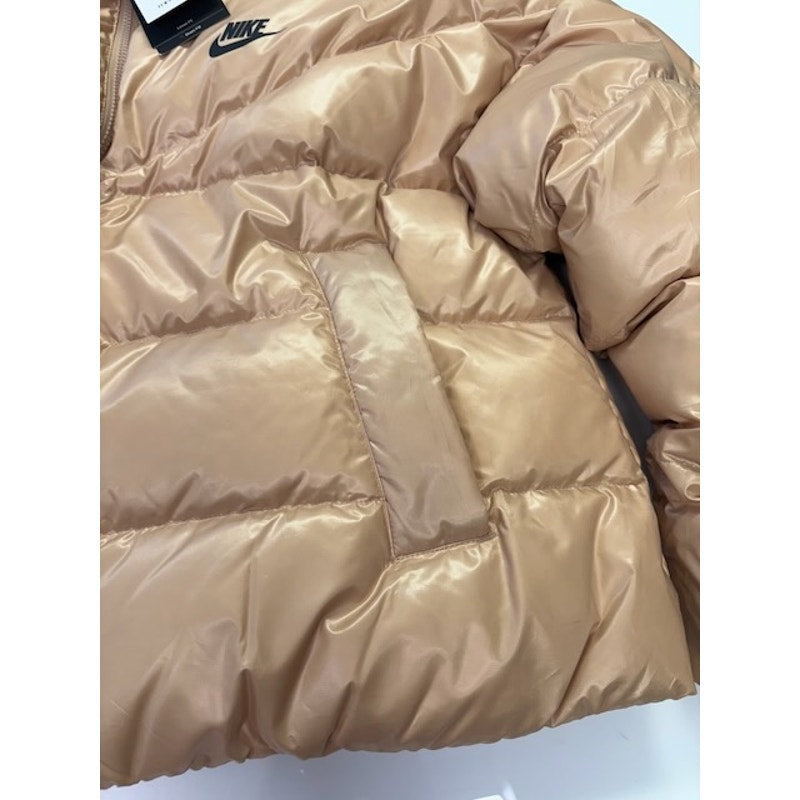 Women's Nike City Series Therma Jacket Tan DH4079-200 NWL Gold Tan Large Womens