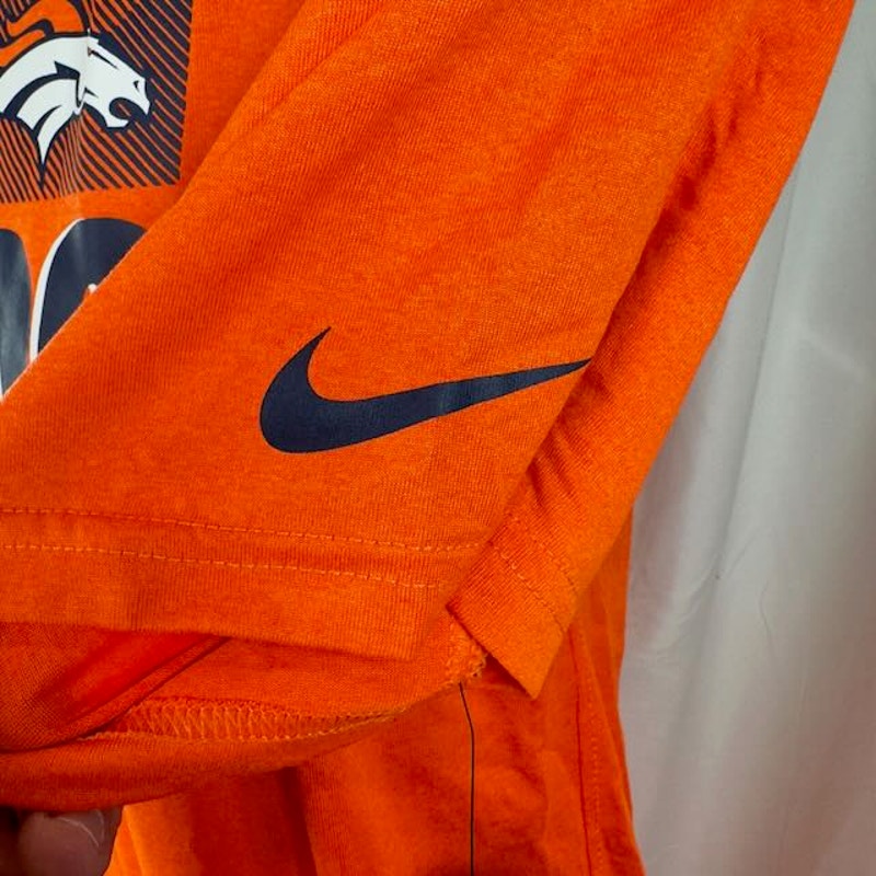 Nike Denver Broncos Sideline Impact Legend Performance T-Shirt Orange Mens L