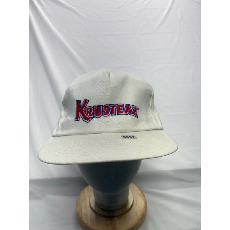 Krusteaz Snapback Hat Embroidered Logo Cap USA White Mens Unisex One Size
