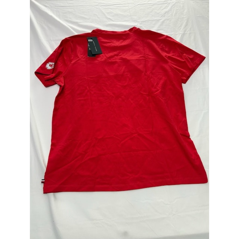Tommy Hilfiger NFL Chiefs T-Shirt Tino Logo Short Sleeve Red Mens Size L