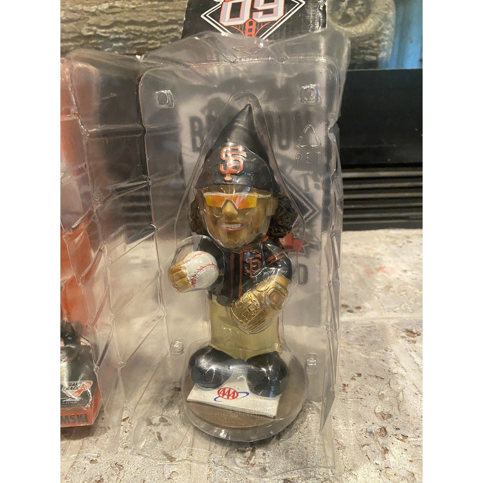 San Fransisco Giants Bobblehead Lot, Mike Yastrzemski, Brandon Crawford Gnome