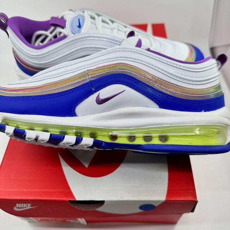 Nike Air Max 97 QS 2020 Easter Shoes CJ0591-100 White Purple Nebula Mens Size 7