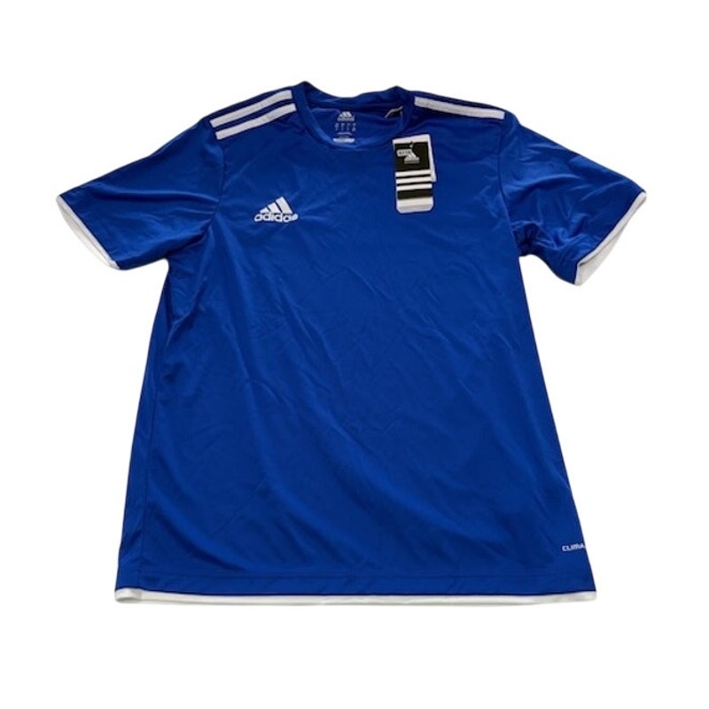 Adidas Core 11 Training Soccer Jersey Unisex Cobalt/White Stripes Size M