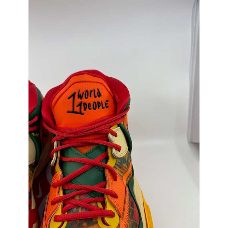 Nike Kyrie 8 Infinity 1 World 1 People Basketball Shoes Multicolor Size 12