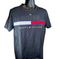 Tommy Hilfiger NFL Las Vegas Raiders T-Shirt Short Sleeve Dark Gray Mens Size M
