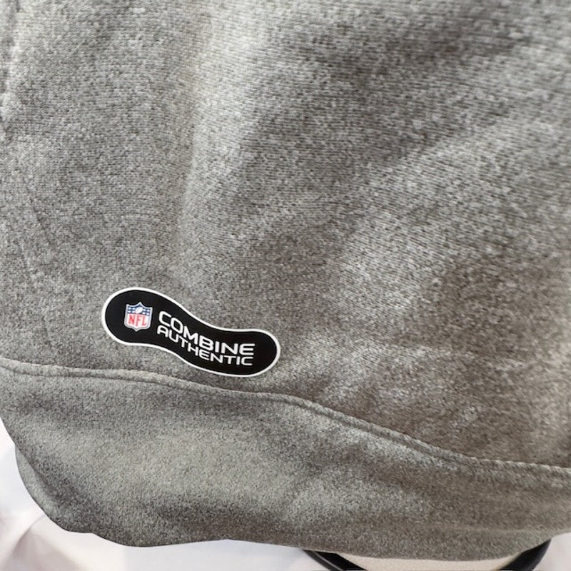 New Era NFL Dallas Cowboys Combine Training Pullover Hoodie Gray Mens Size L